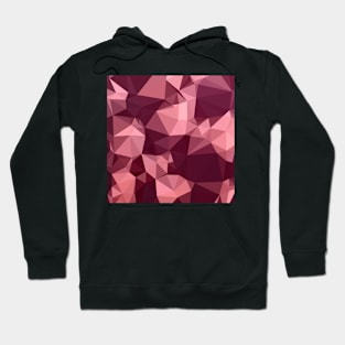 Imperial Purple Abstract Low Polygon Background Hoodie